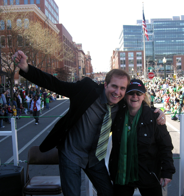 Grand Marshall at the Saint Patrick's Day Parade