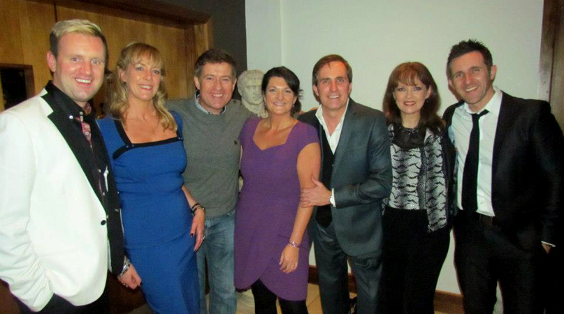 Mike Denver, Valerie Hughes, Dominic Kirwan, Majella Pender, Marc Roberts, Mary Duff, Johnny Brady